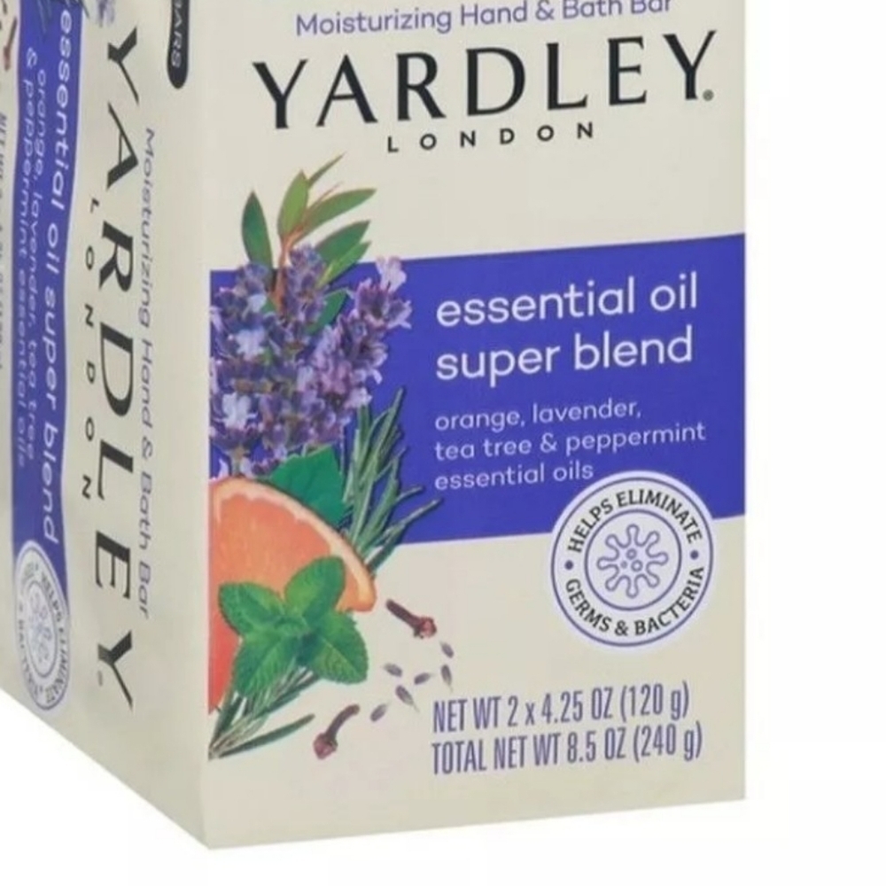3 Bars of yardley of London Essential Oils Soap Super Blend Sensitive Skin Aroma - Picture 5 of 10